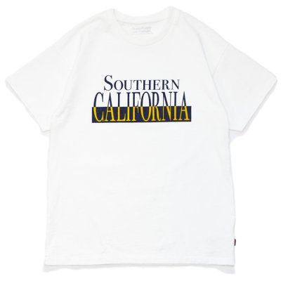 画像1: Sloppy Supply（スラッピーサプライ）Neo Vintage Short Sleeve Print Tee（ショートスリーブプリントTシャツ）"SO.CAL"/ White（ホワイト）