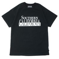 Sloppy Supply（スラッピーサプライ）Neo Vintage Short Sleeve Print Tee（ショートスリーブプリントTシャツ）"SO.CAL"/ Black（ブラック）