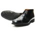 画像3: SANDERS（サンダース）Military 2Tie Chukka Boot（ミリタリー2タイチャッカブーツ）"Polished Leather" / Black（ブラック） (3)