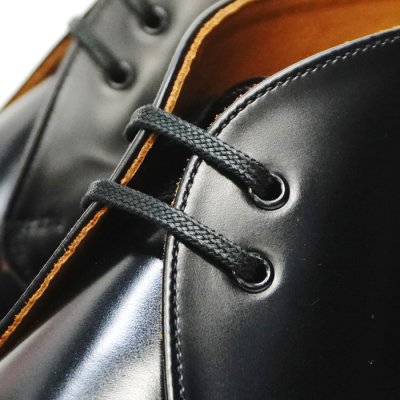 画像6: SANDERS（サンダース）Military 2Tie Chukka Boot（ミリタリー2タイチャッカブーツ）"Polished Leather" / Black（ブラック）
