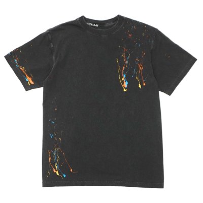 画像3: Good On（グッドオン）Hand Print Short Sleeve Crew Neck Tee（ハンドプリントショートスリーブクルーネックTシャツ）"KOUHEI TERRAI" / White（ホワイト）・Black（ブラック）