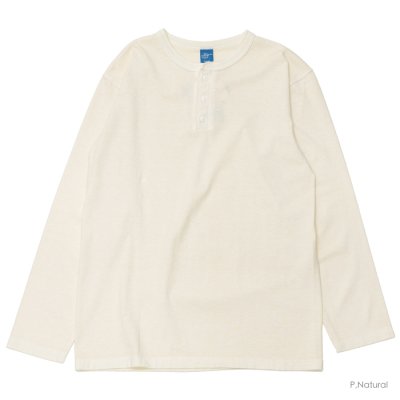 画像3: Good On（グッドオン）Long Sleeve Henley Neck Tee（ロングスリーブヘンリーネックTシャツ）/ 6colors（全6色展開）