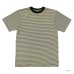 画像4: Good On（グッドオン）Mini Stripe Short Sleeve Crew Neck Tee（ミニストライプショートスリーブクルーネックTシャツ） / 4colors（全4色展開） (4)