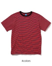 Good On（グッドオン）Mini Stripe Short Sleeve Crew Neck Tee（ミニストライプショートスリーブクルーネックTシャツ） / 4colors（全4色展開）