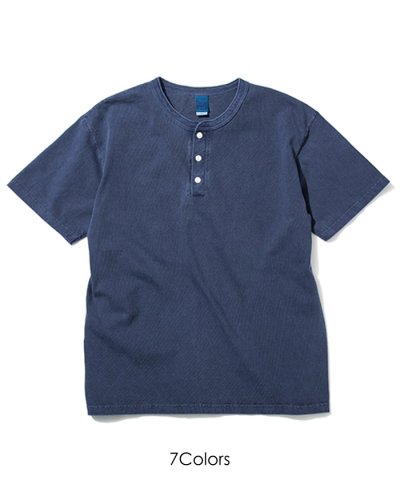 画像1: Good On（グッドオン）Short Sleeve Henley Neck Tee（ショートスリーブヘンリーネックTシャツ） / 7colors（全7色展開）