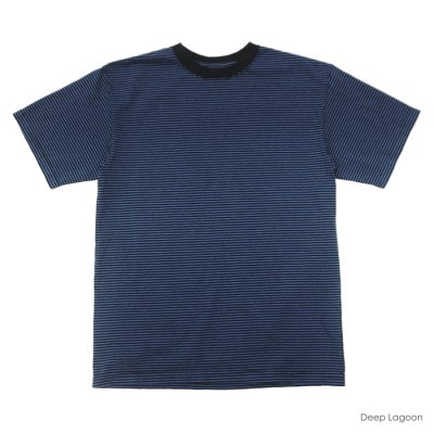 画像3: Good On（グッドオン）Mini Stripe Short Sleeve Crew Neck Tee（ミニストライプショートスリーブクルーネックTシャツ） / 4colors（全4色展開）