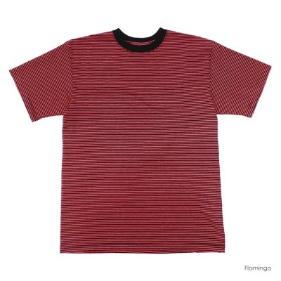 画像2: Good On（グッドオン）Mini Stripe Short Sleeve Crew Neck Tee（ミニストライプショートスリーブクルーネックTシャツ） / 4colors（全4色展開）