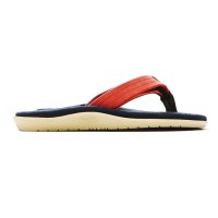 ISLAND SLIPPER（アイランドスリッパ）PT203 (スエードレザートングサンダル) "Suede" / Fuchsia×Olive×Navy（フーシャ×オリーブ×ネイビー）