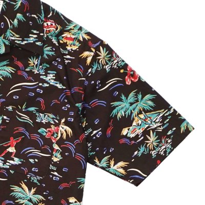 画像4: BARNS OUTFITTERS （バーンズアウトフィッターズ） ALOHA SHIRT （アロハシャツ）/ Brown（ブラウン）
