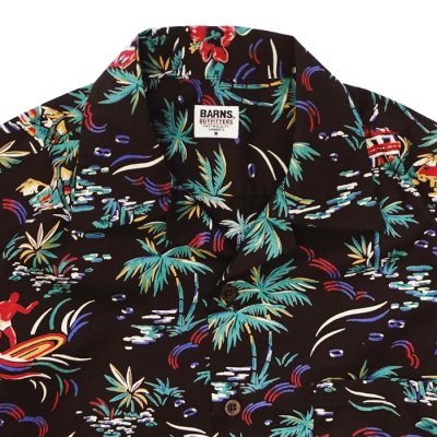 画像3: BARNS OUTFITTERS （バーンズアウトフィッターズ） ALOHA SHIRT （アロハシャツ）/ Brown（ブラウン）