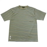 Nigel Cabourn（ナイジェル・ケーボン）7.8oz BORDER HALF SLEEVE T-SHIRT（7.8ozボーダーハーフスリーブTシャツ）/ GREEN（グリーン）