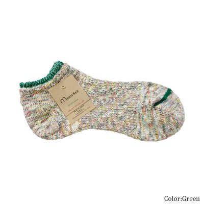 画像8: Mauna Kea（マウナケア）トップ切替リップルスニーカーソックス / 5Colors（全5色展開）※3足までメール便発送可
