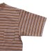 画像4: Nigel Cabourn（ナイジェル・ケーボン）7.8oz BORDER HALF SLEEVE T-SHIRT（7.8ozボーダーハーフスリーブTシャツ）/ L,BROWN（ライトブラウン） (4)