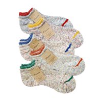 Mauna Kea（マウナケア）トップ切替リップルスニーカーソックス / 5Colors（全5色展開）※3足までメール便発送可