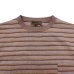 画像3: Nigel Cabourn（ナイジェル・ケーボン）7.8oz BORDER HALF SLEEVE T-SHIRT（7.8ozボーダーハーフスリーブTシャツ）/ L,BROWN（ライトブラウン） (3)