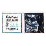 Yonetomi NEW BASIC（ヨネトミニューベーシック）3PACK T-SHIRT（3パックTシャツ）/ White（ホワイト）・Black（ブラック）