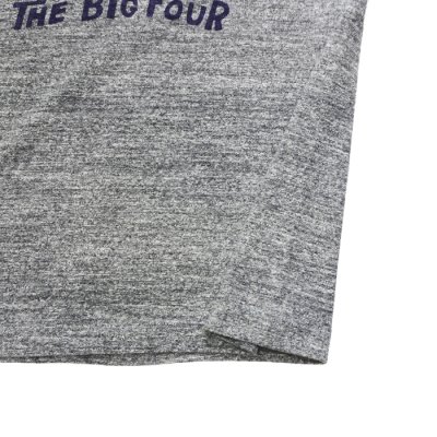 画像7: BARNS OUTFITTERS (バーンズアウトフィッターズ) "STANDARD" TSURI-AMI Crew Print T-Shirt (吊り編みクループリントTシャツ) / White（ホワイト）・Grey (グレー)