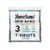 画像12: Yonetomi NEW BASIC（ヨネトミニューベーシック）3PACK T-SHIRT（3パックTシャツ）/ White（ホワイト）・Black（ブラック） (12)