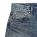 画像4: F.O.B FACTORY（エフオービーファクトリー）SELVEDGE 66 DENIM 5P（セルヴィッチ66デニム5P）"13oz Selvedge Denim" / Used（ユーズド加工）【裾上げ無料】 (4)