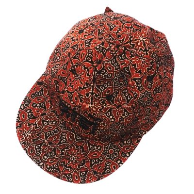 画像4: DECHO（デコー）6PANEL CAP BUCKLE （6パネルキャップ バックル）"Fabric by KARDO" / Red（レッド）