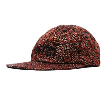 画像1: DECHO（デコー）6PANEL CAP BUCKLE （6パネルキャップ バックル）"Fabric by KARDO" / Red（レッド）
