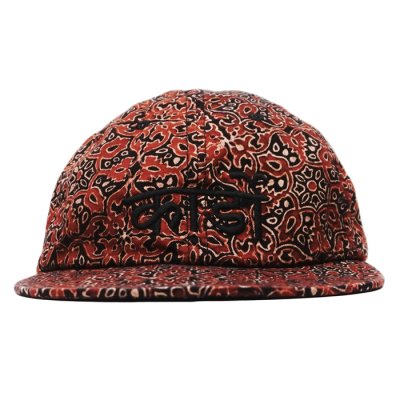 画像2: DECHO（デコー）6PANEL CAP BUCKLE （6パネルキャップ バックル）"Fabric by KARDO" / Red（レッド）