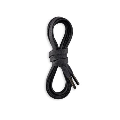 画像1: RED WING（レッドウィング）FLAT WAXED SHOE LACES（フラットワックスドシューレース）122cm（7ホール対応）/Black（ブラック）※メール便発送可※