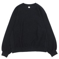 blurhms ROOTSTOCK（ブラームスルーツストック）Rough&Smooth Thermal Pullover（ラフ&スムースサーマルプルオーバー）/ Heather Charcoal（ヘザーチャコール）