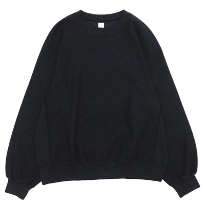 画像1: blurhms ROOTSTOCK（ブラームスルーツストック）Rough&Smooth Thermal Pullover（ラフ&スムースサーマルプルオーバー）/ Heather Charcoal（ヘザーチャコール）