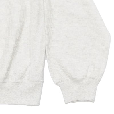 画像5: blurhms ROOTSTOCK（ブラームスルーツストック）Rough&Smooth Thermal Pullover（ラフ&スムースサーマルプルオーバー）/ Heather Oatmeal（ヘザーオートミール）