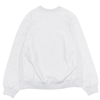 画像2: blurhms ROOTSTOCK（ブラームスルーツストック）Soft&Hard Sweat Crew Neck Pullover（ソフト&ハードスウェットクルーネックプルオーバー）/ Heather White（ヘザーホワイト）
