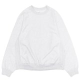 blurhms ROOTSTOCK（ブラームスルーツストック）Soft&Hard Sweat Crew Neck Pullover（ソフト&ハードスウェットクルーネックプルオーバー）/ Heather White（ヘザーホワイト）