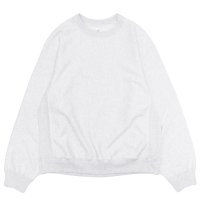 blurhms ROOTSTOCK（ブラームスルーツストック）Soft&Hard Sweat Crew Neck Pullover（ソフト&ハードスウェットクルーネックプルオーバー）/ Heather White（ヘザーホワイト）