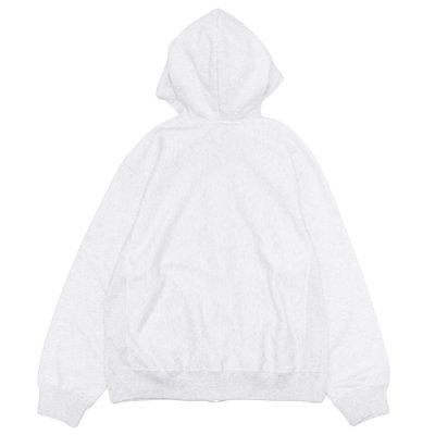画像2: blurhms ROOTSTOCK（ブラームスルーツストック）Soft&Hard Sweat Hoodie Zip（ソフト&ハードスウェットフーディジップ）/ Heather White（ヘザーホワイト）