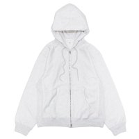 blurhms ROOTSTOCK（ブラームスルーツストック）Soft&Hard Sweat Hoodie Zip（ソフト&ハードスウェットフーディジップ）/ Heather White（ヘザーホワイト）