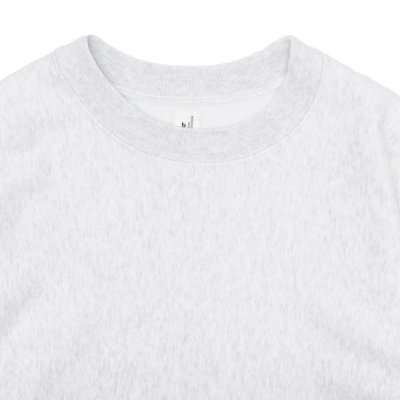 画像3: blurhms ROOTSTOCK（ブラームスルーツストック）Soft&Hard Sweat Crew Neck Pullover（ソフト&ハードスウェットクルーネックプルオーバー）/ Heather White（ヘザーホワイト）