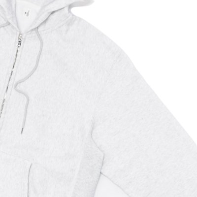 画像4: blurhms ROOTSTOCK（ブラームスルーツストック）Soft&Hard Sweat Hoodie Zip（ソフト&ハードスウェットフーディジップ）/ Heather White（ヘザーホワイト）