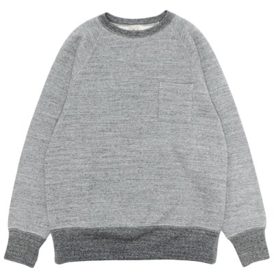 画像1: FilMelange（フィルメランジェ）BURD（バード）"カンピオーネ裏毛" / Black Melange（ブラックメランジェ）