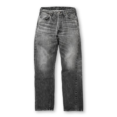 画像1: FULLCOUNT（フルカウント）#1101BKHW Straight Black Denim Dartford（ストレートブラックデニムダートフォード）13.7oz Original Selvedge Black Denim" / Black（ブラック）【裾上げ無料】