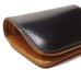 画像5: WILD SWANS（ワイルドスワンズ）CASA（カーサ）コンパクトウォレット/Black（ブラック）"シェルコードバン"×Natural-UN（ナチュラル）"バットストリップナチュラルアングレイズド"  (5)