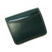 画像9: WILD SWANS（ワイルドスワンズ）CASA（カーサ）コンパクトウォレット/Green（グリーン）"シェルコードバン"×Natural-UN（ナチュラル）"バットストリップナチュラルアングレイズド"  (9)