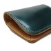 画像5: WILD SWANS（ワイルドスワンズ）CASA（カーサ）コンパクトウォレット/Green（グリーン）"シェルコードバン"×Natural-UN（ナチュラル）"バットストリップナチュラルアングレイズド"  (5)