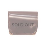 WILD SWANS（ワイルドスワンズ）CASA（カーサ）コンパクトウォレット/#8ダークバーガンディ"シェルコードバン"×Natural-UN（ナチュラル）"バットストリップナチュラルアングレイズド" 