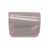 WILD SWANS（ワイルドスワンズ）CASA（カーサ）コンパクトウォレット/#8ダークバーガンディ"シェルコードバン"×Natural-UN（ナチュラル）"バットストリップナチュラルアングレイズド" 