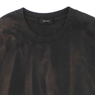 画像3: alvana（アルヴァナ）空紡 SUN FADE S/S TEE SHIRTS（空紡サンフェードショートスリーブTシャツ）/ Type-B（ブラウン系）
