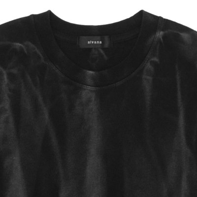 画像3: alvana（アルヴァナ）空紡 SUN FADE S/S TEE SHIRTS（空紡サンフェードショートスリーブTシャツ）/ Type-A（ブラック系）