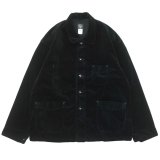Post O'Alls（ポストオーバーオールズ）POST Chinois Travail 2（ポストシノワトラバイル 2 ） "Carpet Cords" / Black（ブラック）
