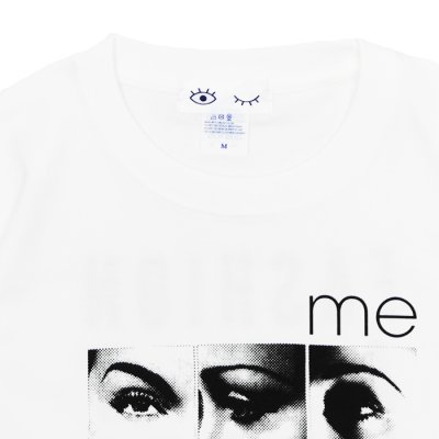 画像3: me（ミー） EYES T-shirts（アイズTシャツ） / White（ホワイト）