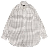 ENGINEERED GARMENTS（エンジニアードガーメンツ）19 Century BD Shirt（19 センチュリーボタンダウンシャツ）"Brushed Cotton Tattersall" / Brown（ブラウン）