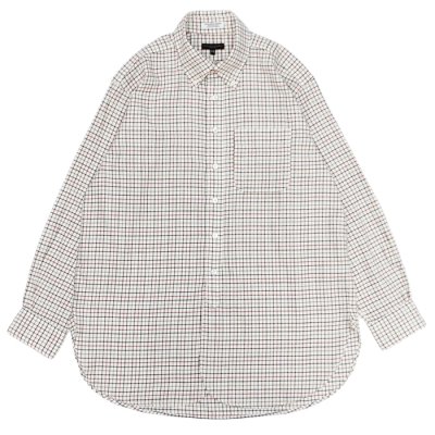 画像1: ENGINEERED GARMENTS（エンジニアードガーメンツ）19 Century BD Shirt（19 センチュリーボタンダウンシャツ）"Brushed Cotton Tattersall" / Brown（ブラウン）
